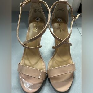 Thalia Sodi pink strappy sandals, size 9.5